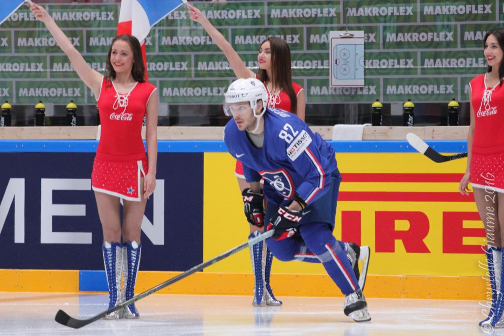 Photo hockey match United States of America - France