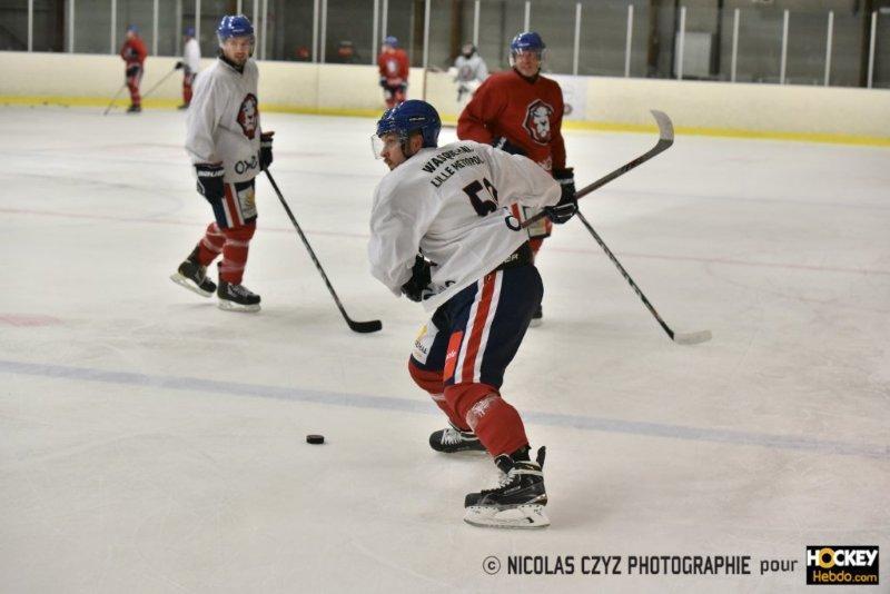 Photo hockey reportage  D3 : Wasquehal se prpare pour le carr final 