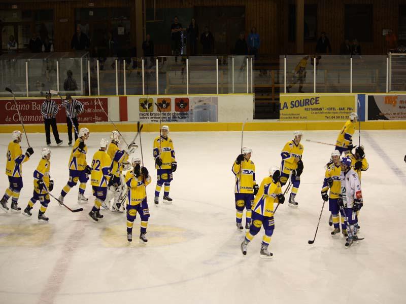 Photo hockey reportage Amical : Chamonix - Dijon