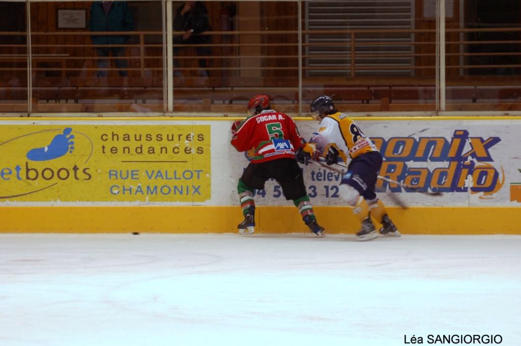 Photo hockey reportage Amical : Chamonix  Mont Blanc. 