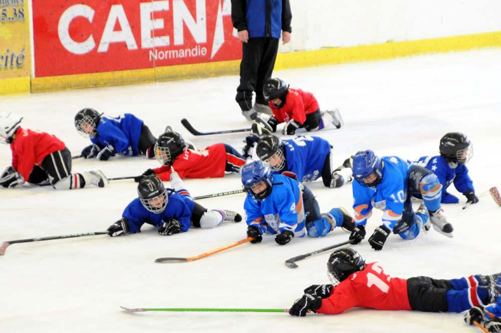 Photo hockey reportage Caen  : Plateau play zir en images