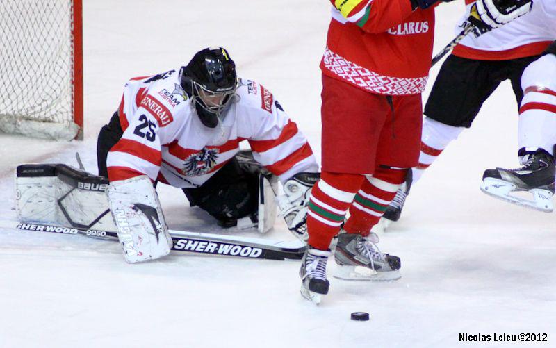 Photo hockey reportage CM U20 : Le Blarus toujours blanc