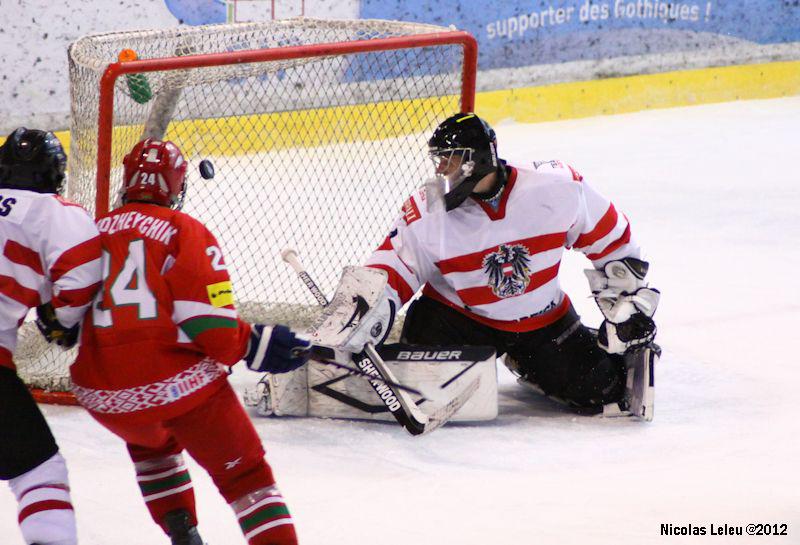 Photo hockey reportage CM U20 : Le Blarus toujours blanc