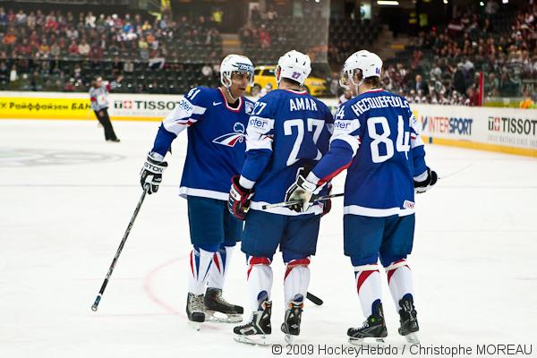 Photo hockey reportage CM09 Qualif J3 : La Lettonie facile