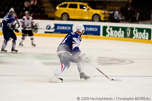 Photo hockey reportage CM09 Qualif J3 : La Lettonie facile