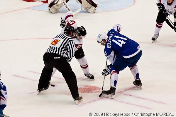 Photo hockey reportage CM09 Qualif J3 : La Lettonie facile