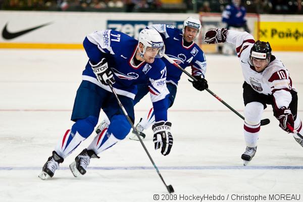 Photo hockey reportage CM09 Qualif J3 : La Lettonie facile