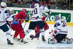 Photo hockey reportage CM09 Qualif J4 : Etats-Unis - Russie