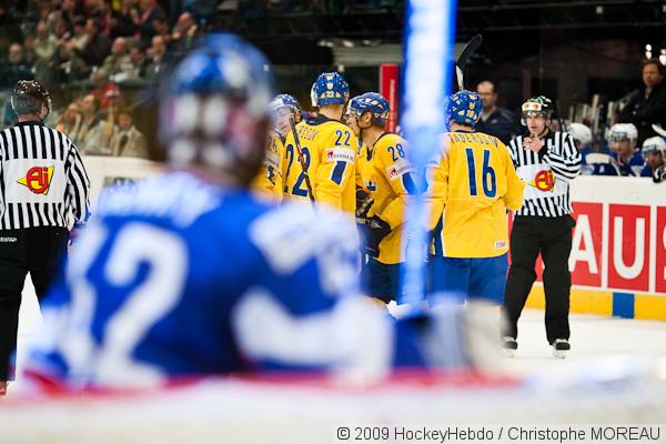 Photo hockey reportage CM09 Qualif J5 : La Sude d'un patin