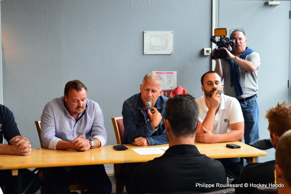 Photo hockey reportage Confrence de presse Dijon