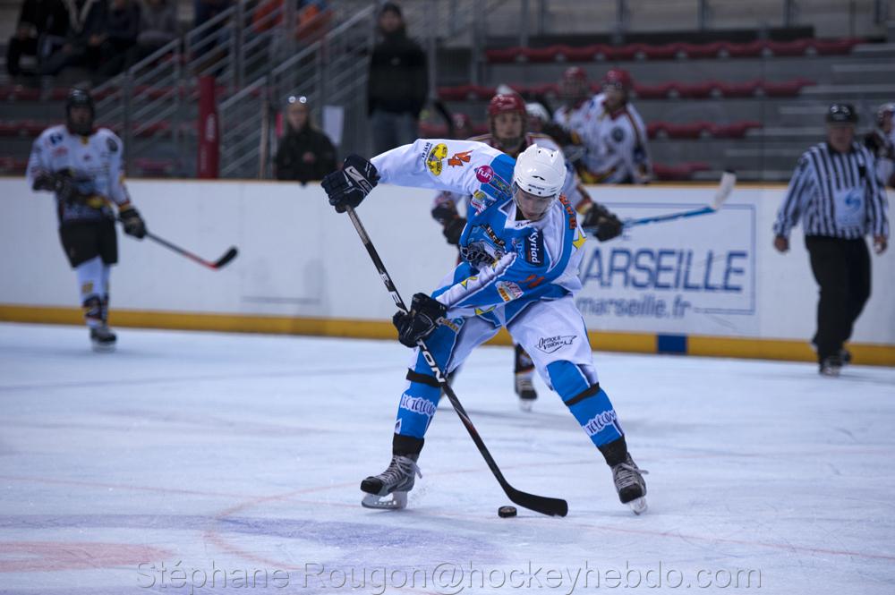 Photo hockey reportage D3 : Marseille vs Morzine en images