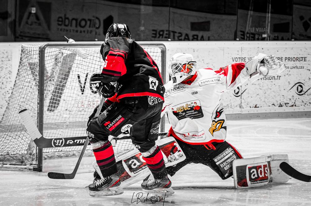 Photo hockey reportage D3 Playoffs : Reportage photo Bordeaux-Hogly