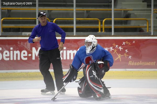 Photo hockey reportage De jeunes gardiens en stage  Rouen