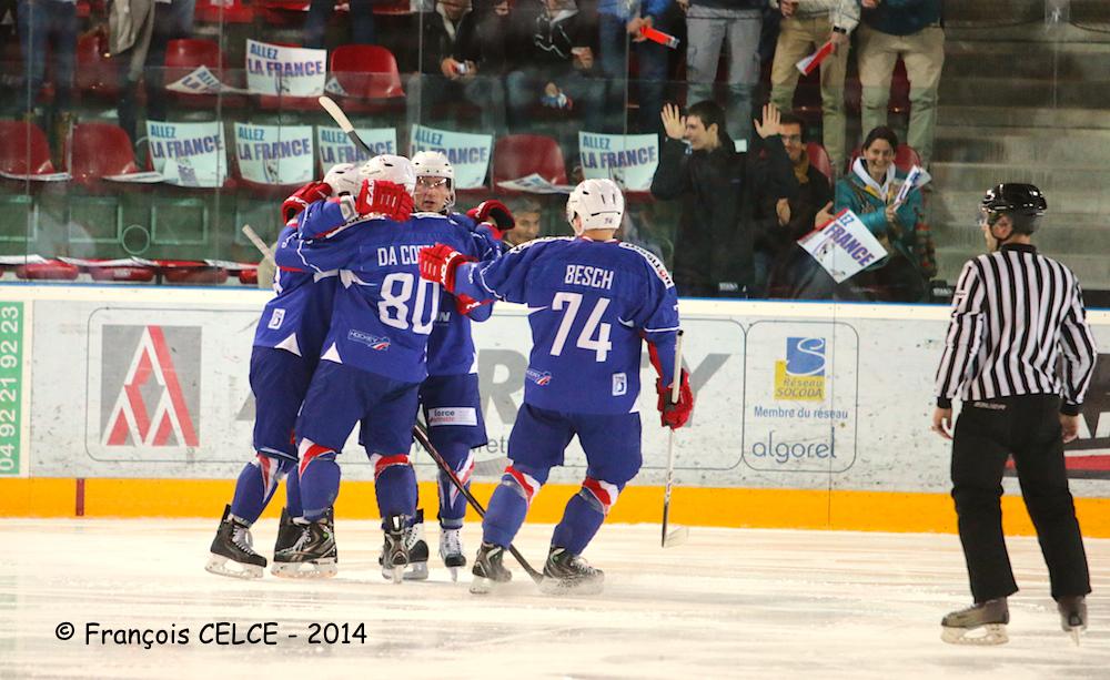 Photo hockey reportage EDF: La France domine la Slovaquie