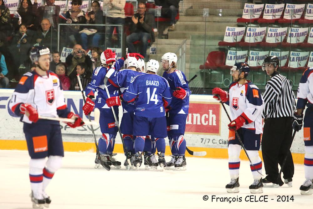 Photo hockey reportage EDF: La France domine la Slovaquie