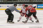 Photo hockey reportage EIHC : Danemark - Lettonie en images