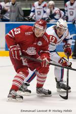 Photo hockey reportage EIHC : Danemark - Slovnie en images