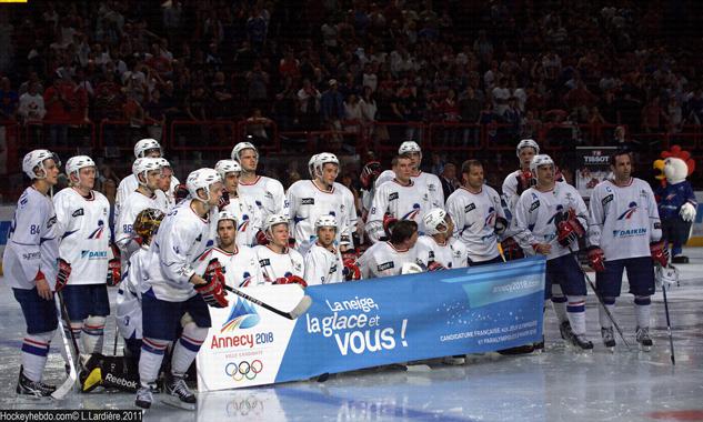 Photo hockey reportage France Canada : Vu par Laurent