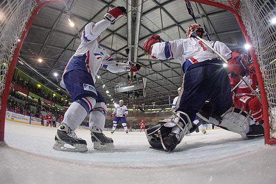 Photo hockey reportage France-Danemark: une dfaite ni plus ni moins