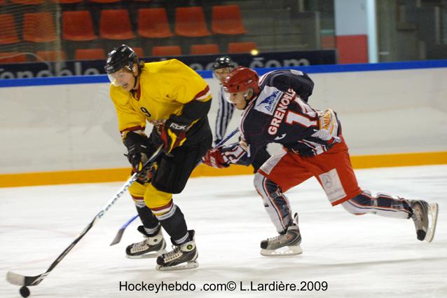 Photo hockey reportage Grenoble s'incline d'un but , 5  6 