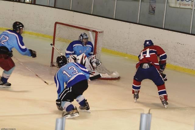 Photo hockey reportage Match de gala sur la glace havraise