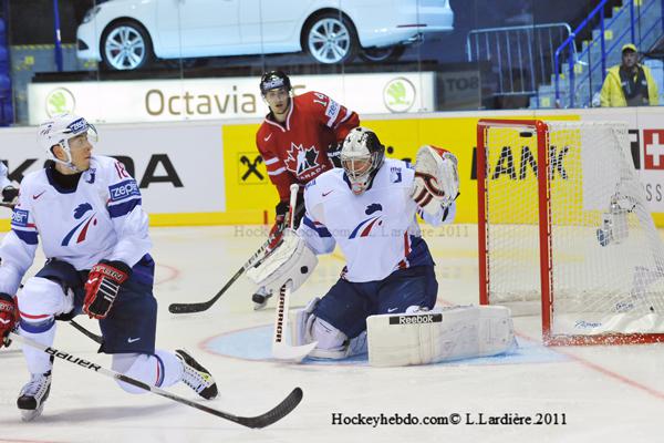 Photo hockey reportage Mondial 11: La France trop tendre !
