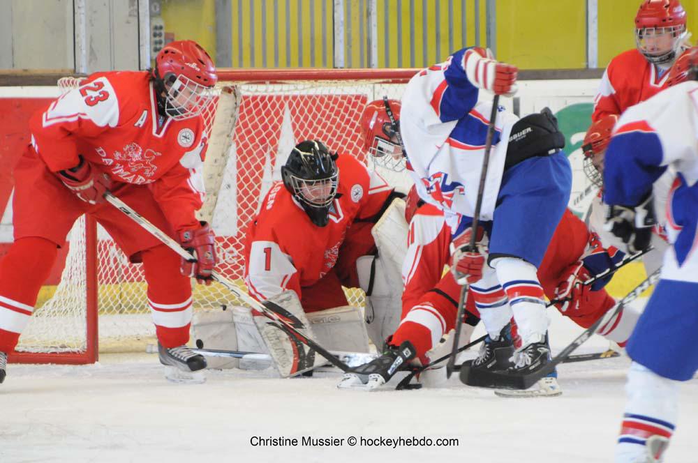 Photo hockey reportage Mondial Fminin : Danemark vs Angleterre