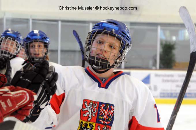 Photo hockey reportage Mondial Fminin : Danemark vs Rep. Tchque
