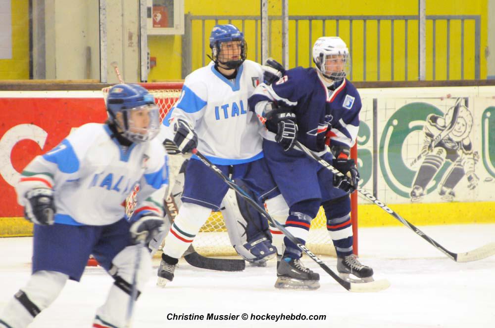 Photo hockey reportage Mondial Fminin : France vs Italie