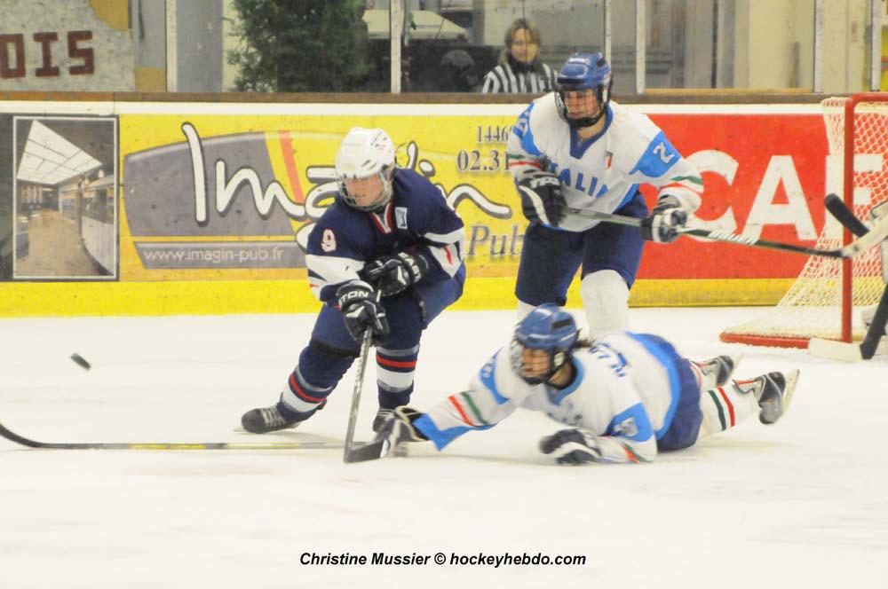 Photo hockey reportage Mondial Fminin : France vs Italie