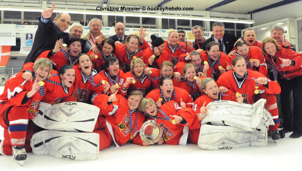 Photo hockey reportage Mondial Fminin : France vs Rep. Tchque