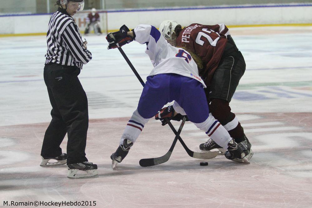 Photo hockey reportage Mondial fminin : La France se rassure