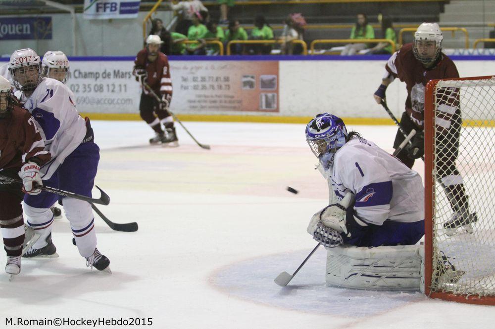 Photo hockey reportage Mondial fminin : La France se rassure