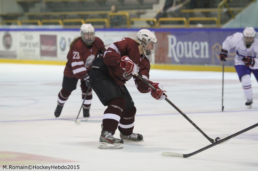 Photo hockey reportage Mondial fminin : La France se rassure