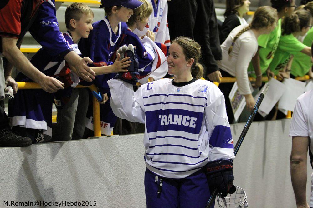 Photo hockey reportage Mondial fminin : La France se rassure