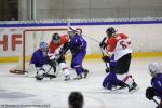 Photo hockey reportage Mondial Fminin - La France un peu courte.