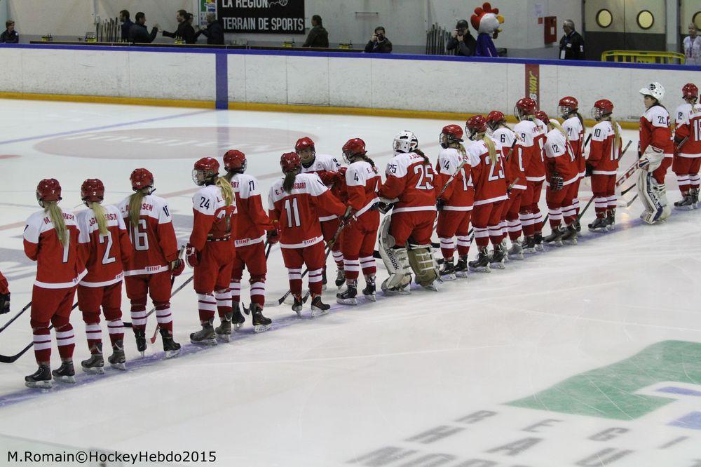 Photo hockey reportage Mondial Fminin : Les Bleues se parent de bronze.