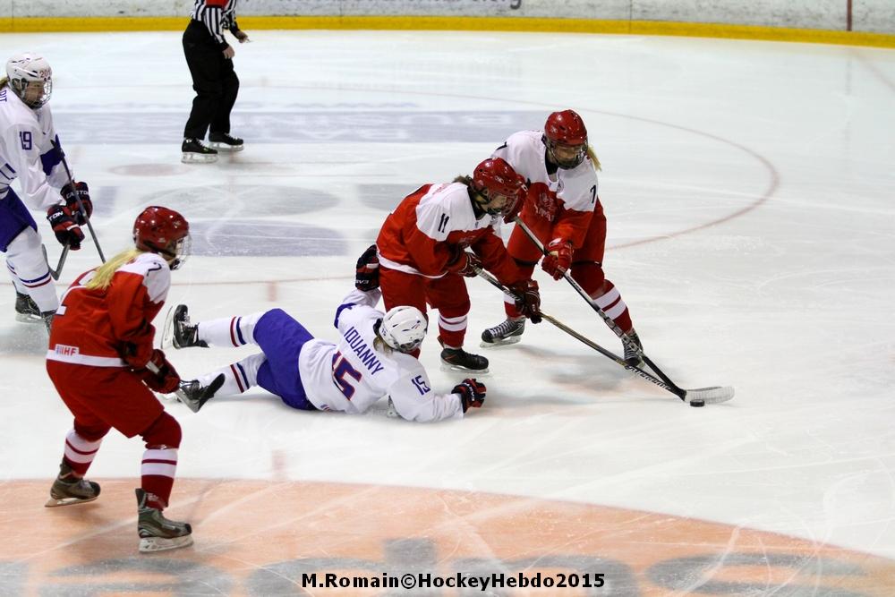 Photo hockey reportage Mondial Fminin : Les Bleues se parent de bronze.