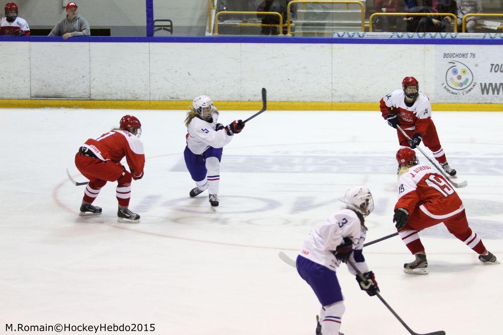 Photo hockey reportage Mondial Fminin : Les Bleues se parent de bronze.