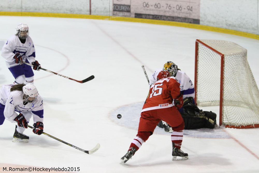 Photo hockey reportage Mondial Fminin : Les Bleues se parent de bronze.