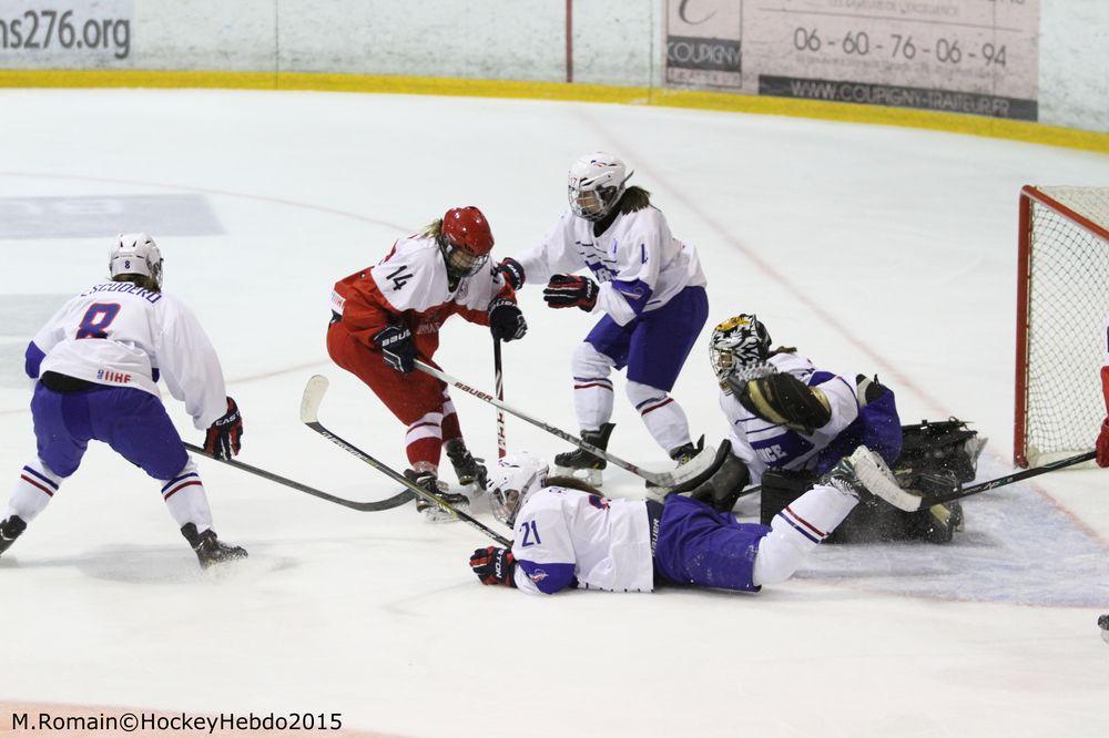 Photo hockey reportage Mondial Fminin : Les Bleues se parent de bronze.