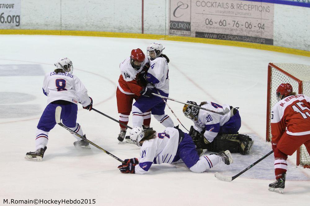 Photo hockey reportage Mondial Fminin : Les Bleues se parent de bronze.