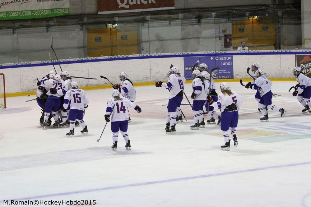 Photo hockey reportage Mondial Fminin : Les Bleues se parent de bronze.