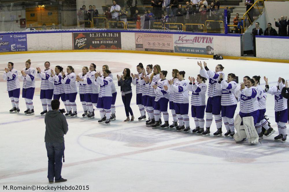 Photo hockey reportage Mondial Fminin : Les Bleues se parent de bronze.