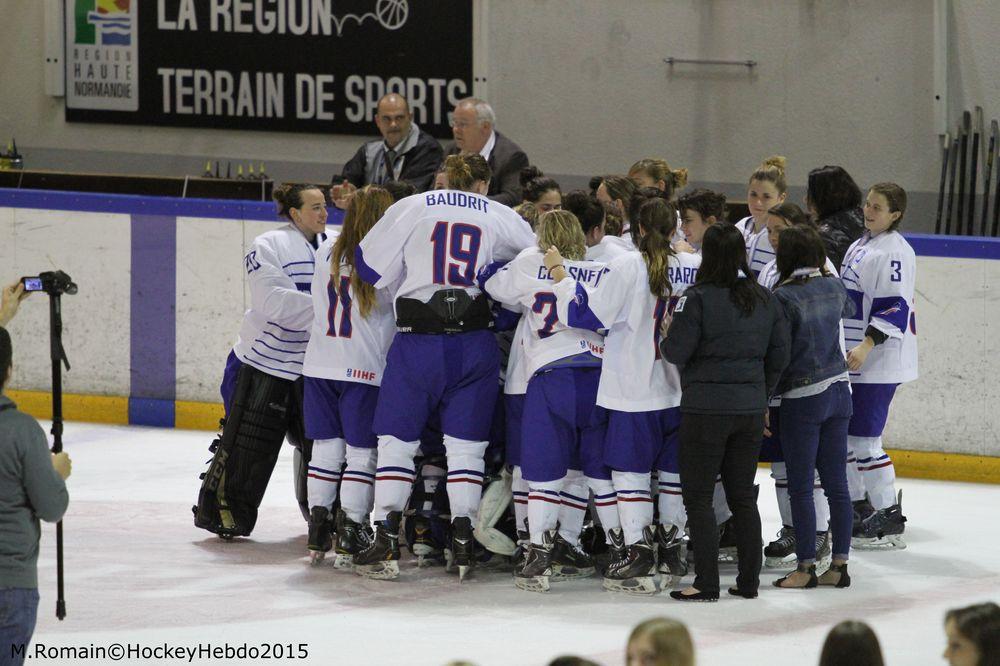 Photo hockey reportage Mondial Fminin : Les Bleues se parent de bronze.