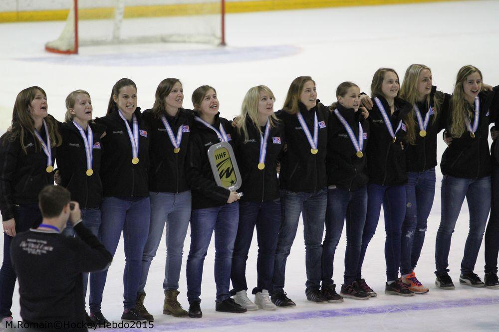 Photo hockey reportage Mondial Fminin : Les Bleues se parent de bronze.