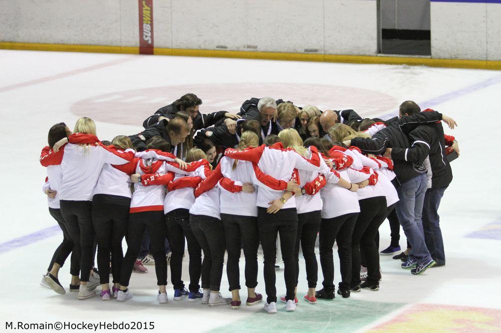 Photo hockey reportage Mondial Fminin : Les Bleues se parent de bronze.