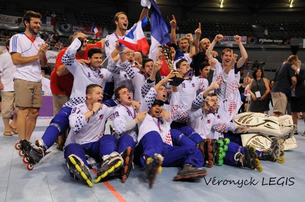 Photo hockey reportage Mondial Roller : Retour Vido sur le sacre des Bleuets