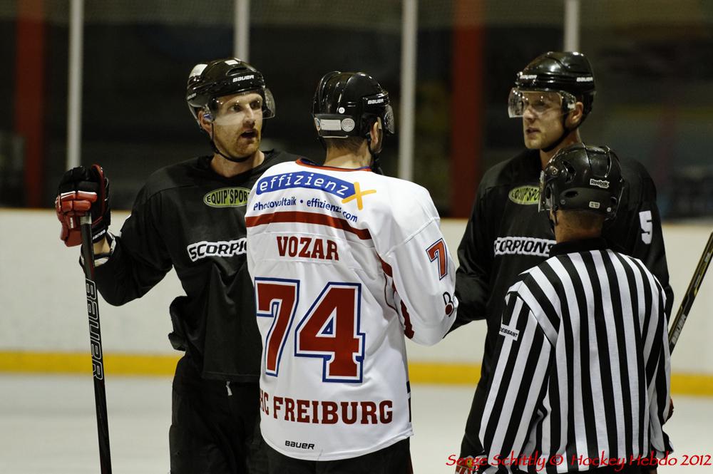 Photo hockey reportage Mulhouse - Freiburg en images