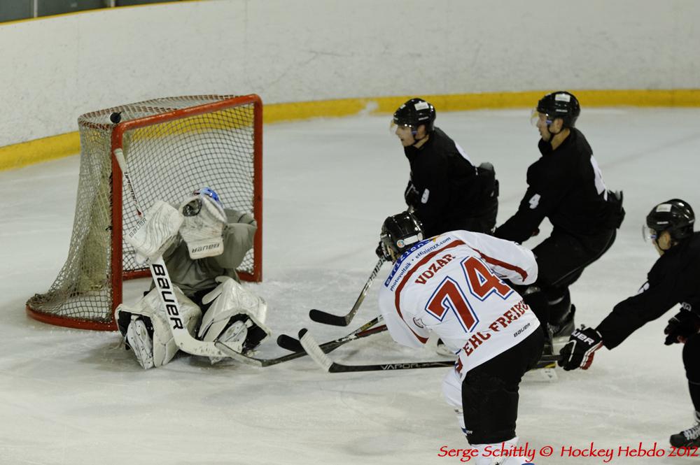 Photo hockey reportage Mulhouse - Freiburg en images